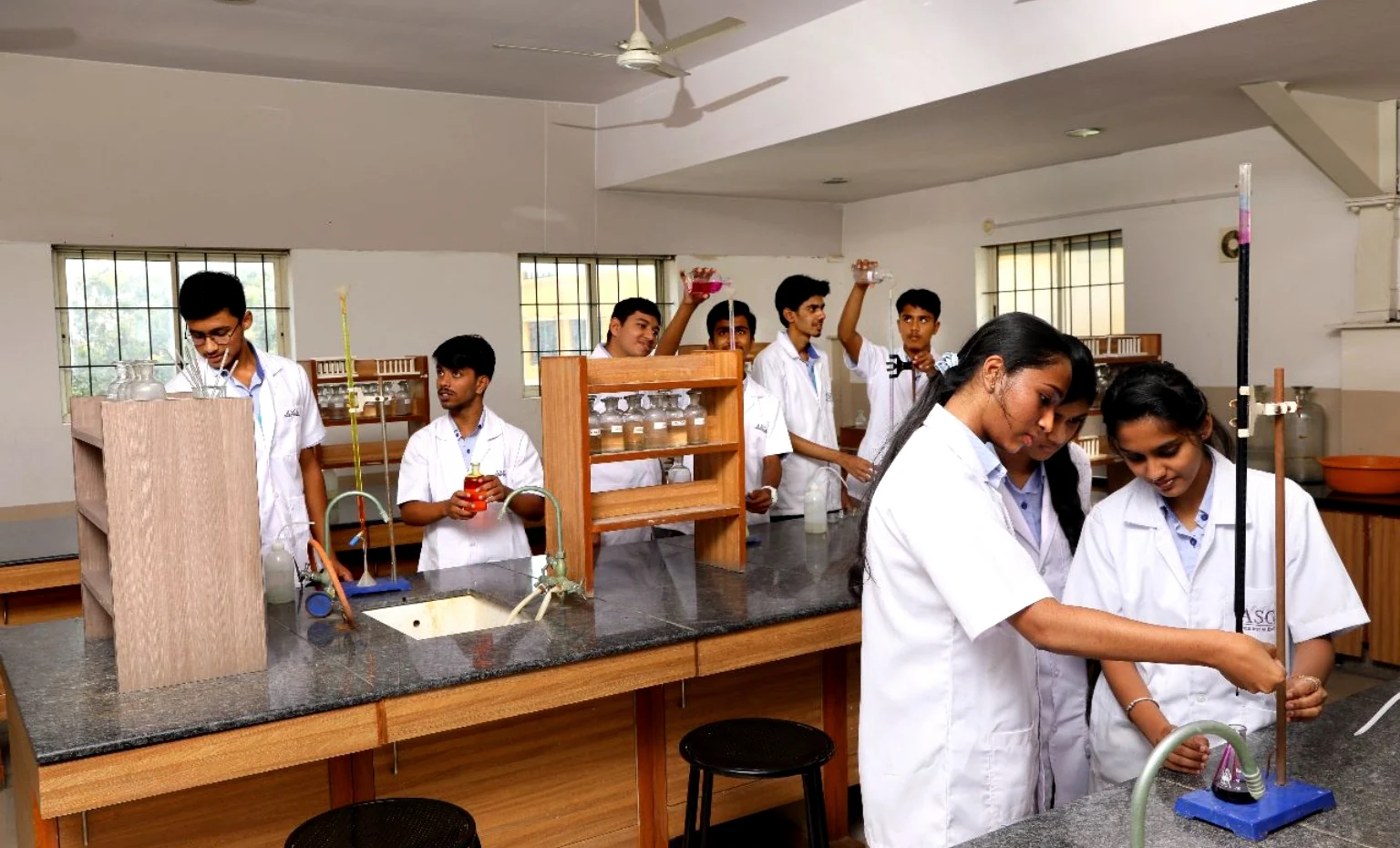 Chemistry lab for ASC-VES PU College Science students