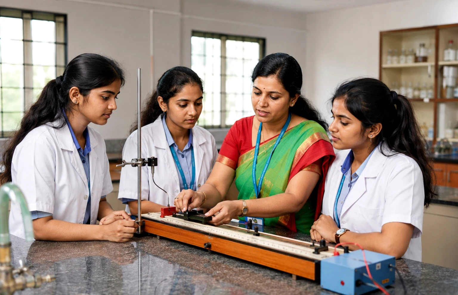 ASC-VES PU College laboratory practical session